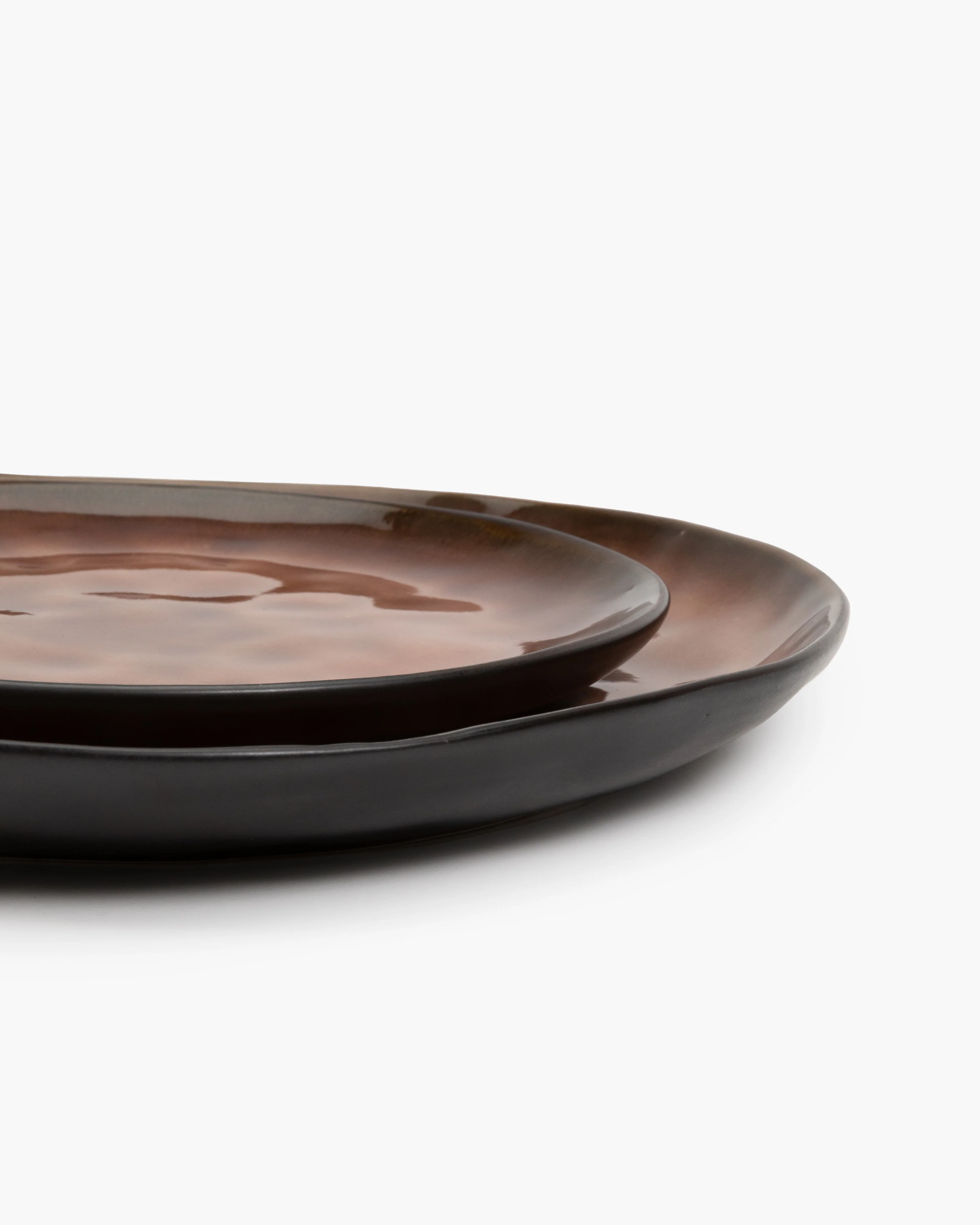 Breakfast plate brown Pure - Image 4