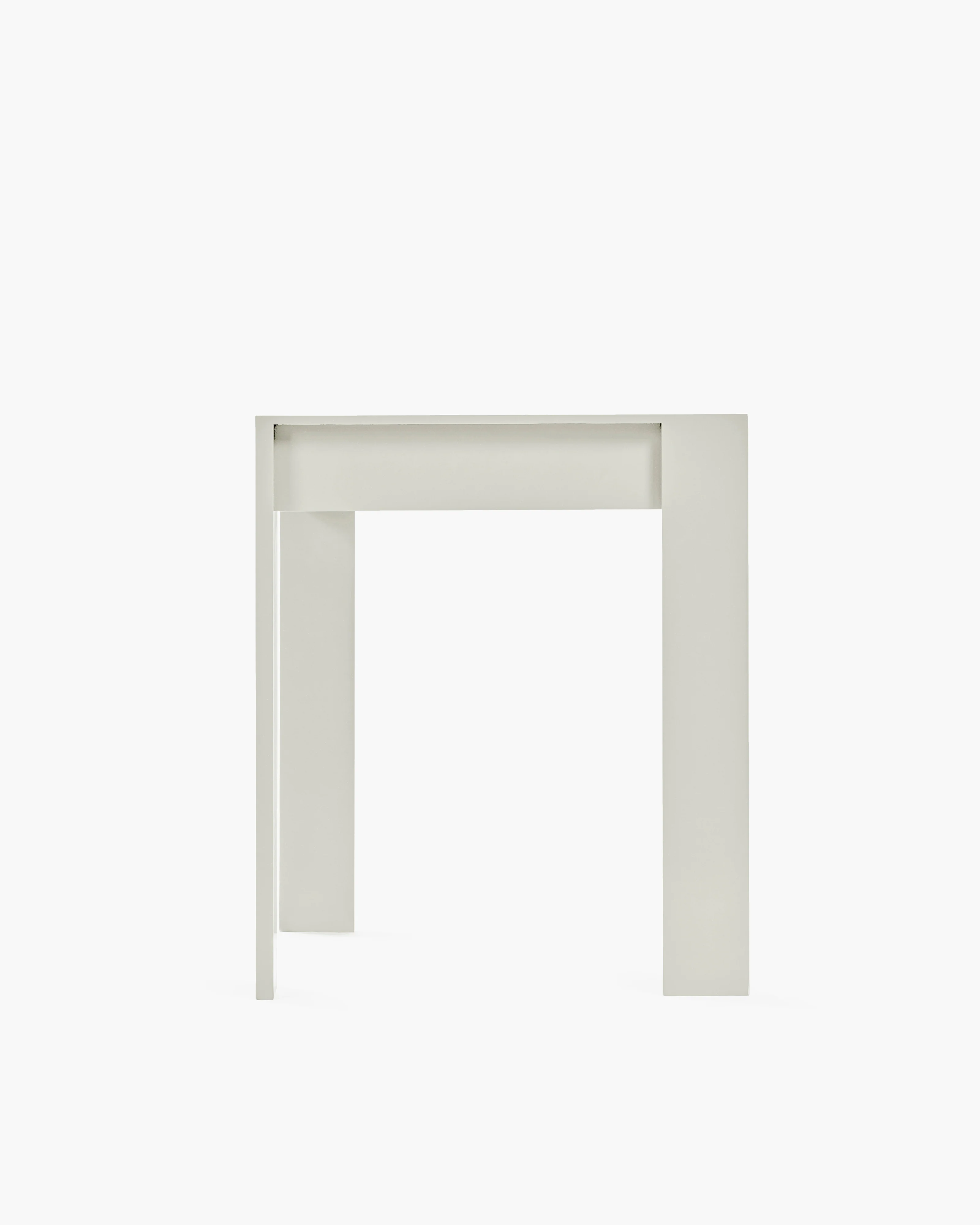 Side table beech off-white Malé - Image 3