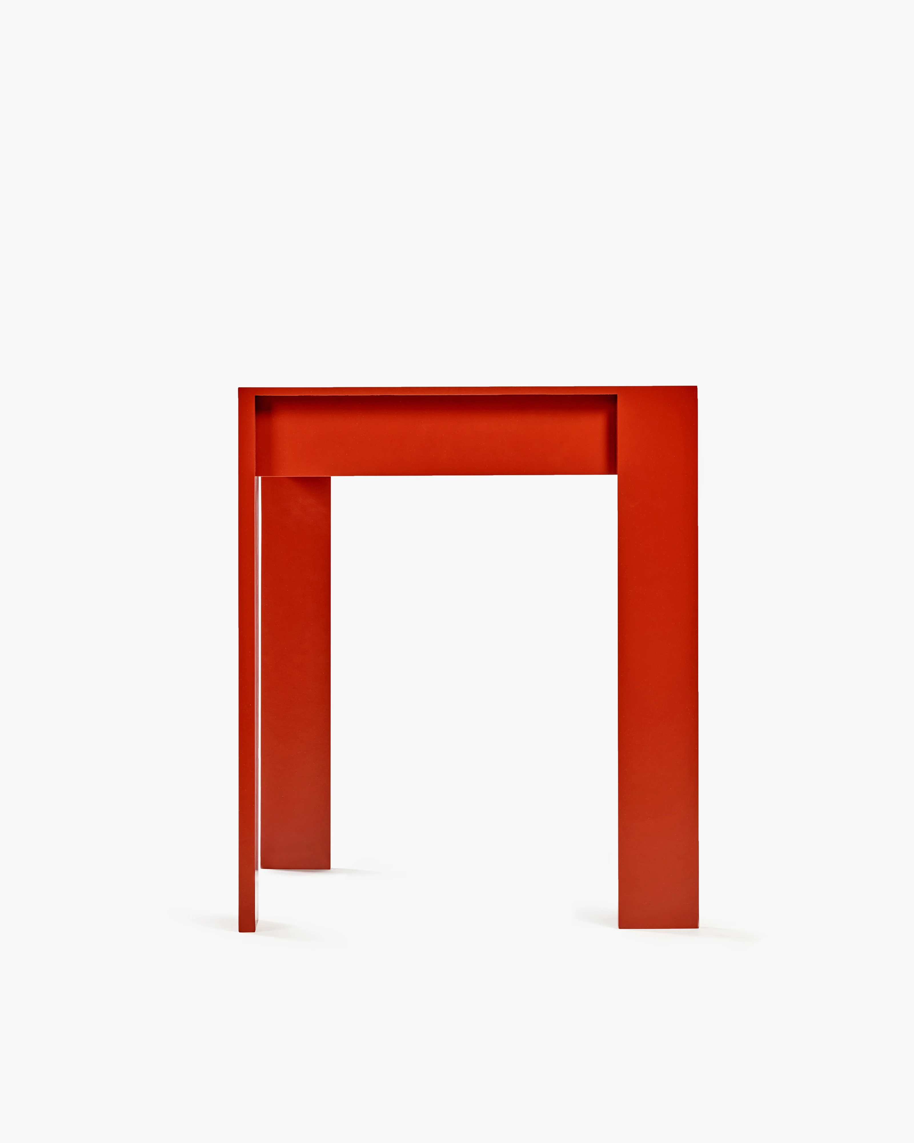 Side table beech red Malé - Image 3