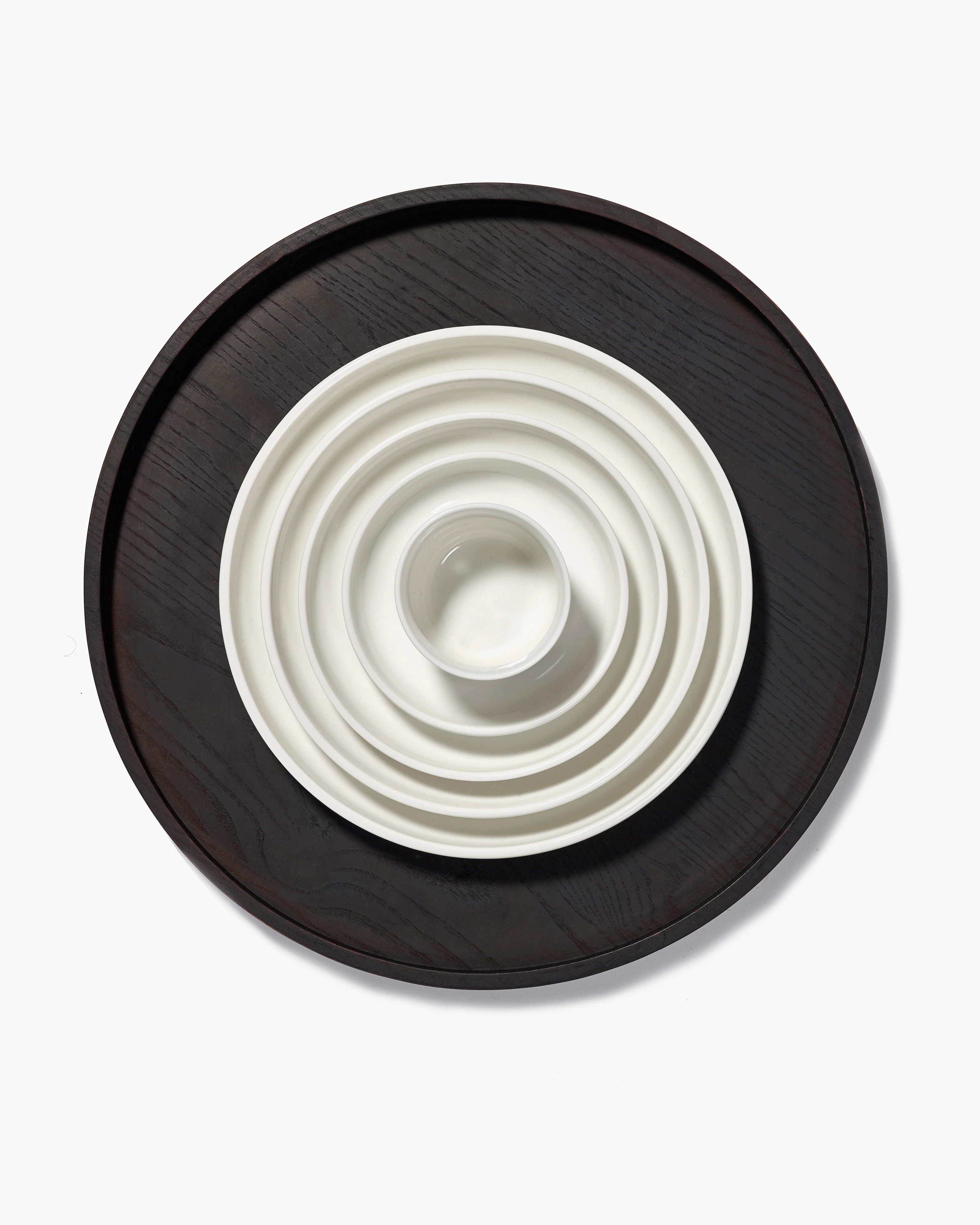 Tray round wood Passe-partout - Image 3